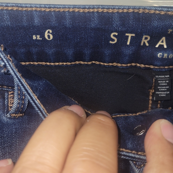 White House/ Black Market  Embroidered Women's Jeans - Picture 5 of 8